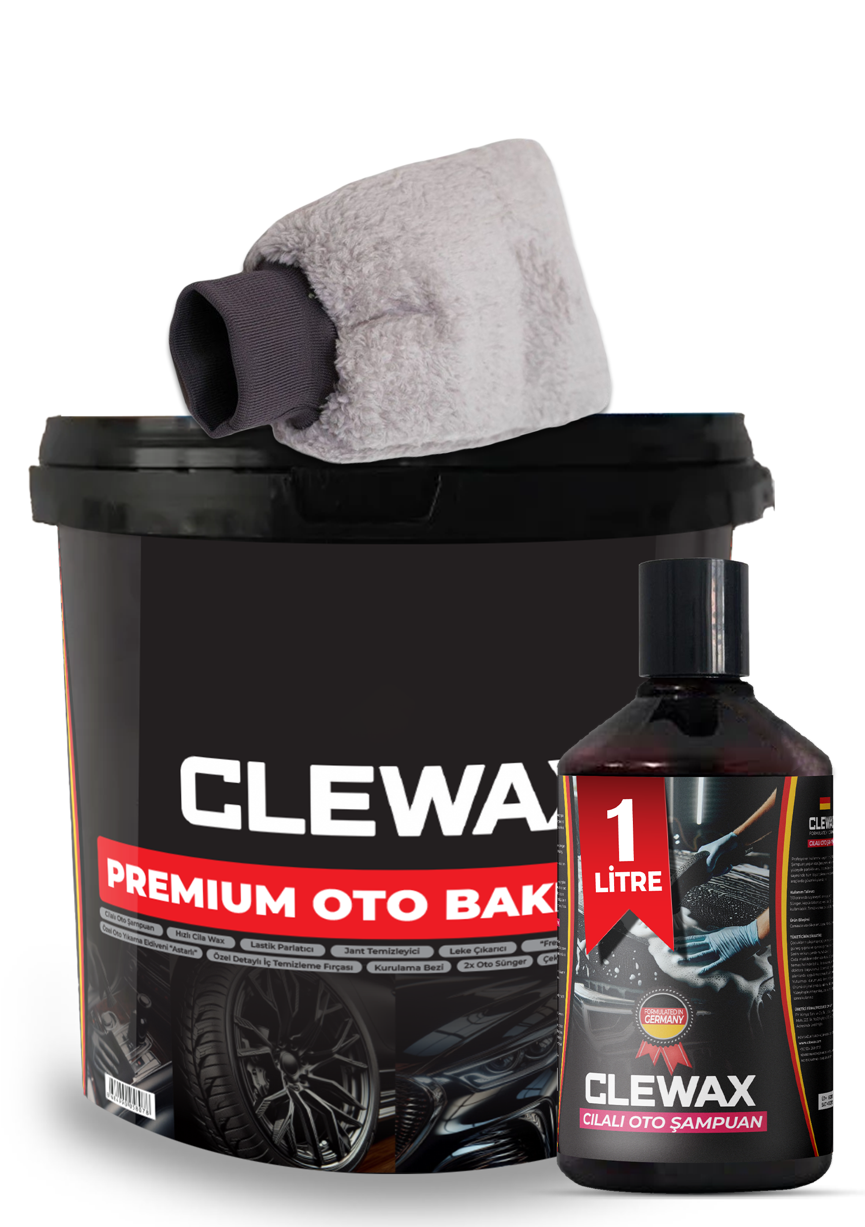 Clewax Temel Araç ve Motorsiklet Yıkama Seti